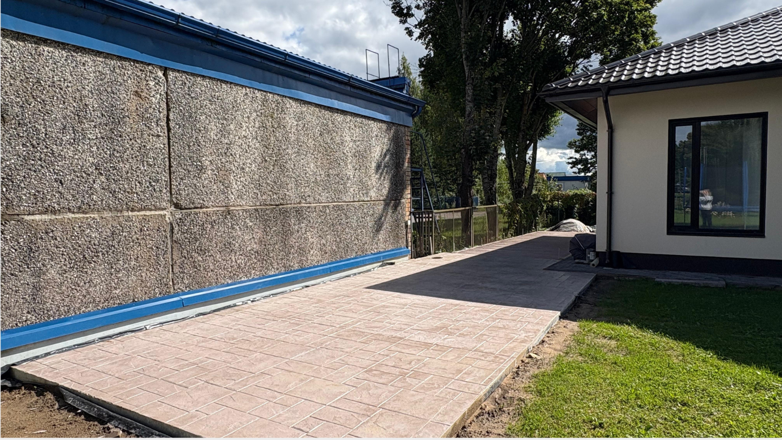 Vasaras patio zona privātmājai